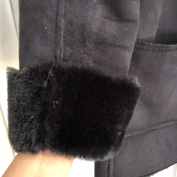 FUDA New York Women's Coat Size Small Black Made in Russia Button Down Heavy ps2 - Picture 9 of 9